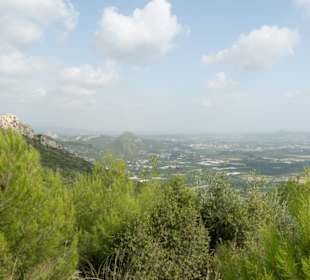 Blick zum Mittelmeer