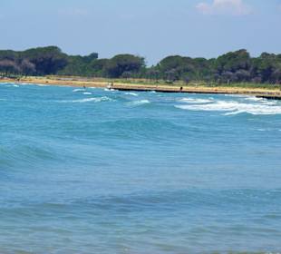 Strand in Bibione Juni 2012