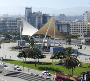 Toller Ausblick von McDonald's El Muelle 2. Stock