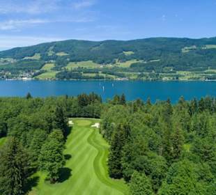 Ausblick Mondsee - Golfclub Römergolf