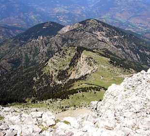 Blick vom Comabona-Gipfel (2547 m)