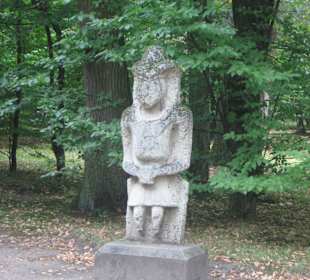 Park przy Pałacu w Nieborowie