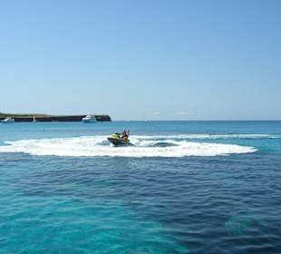 Jetski fahren im Mittelmeer