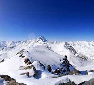 Panorama am BIG 3 Gaislachkogl (3.058m) Sölden, Tirol
