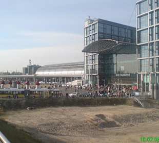 Blick auf den Stadtbahnhof von Berlin