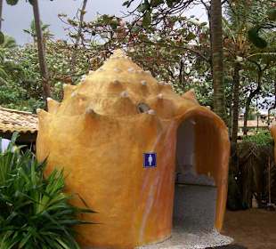 Außergewöhnlich gestaltetes WC