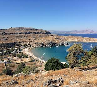 Strand/Bucht in Lindos
