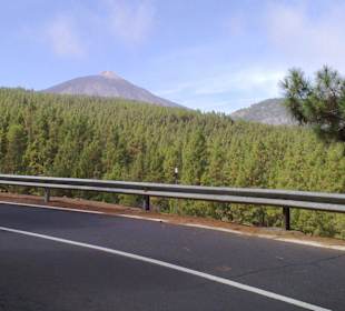 Blick vom Nationalpark zum Teide