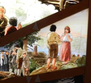 Glaserne Scheune - Glasbild 