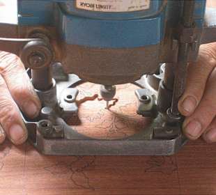 Intarsien ausarbeiten