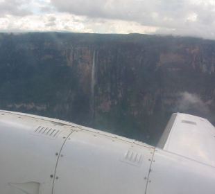 Angelfalls aus dem Flugzeug