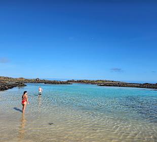 Strand in El Puertito