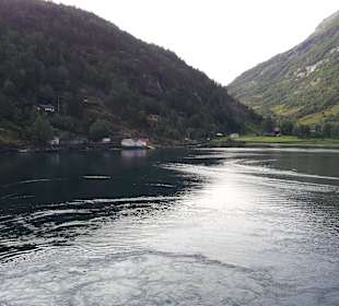 Fahrt durch den Fjord