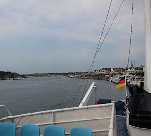 Die Trave vom Schiff 