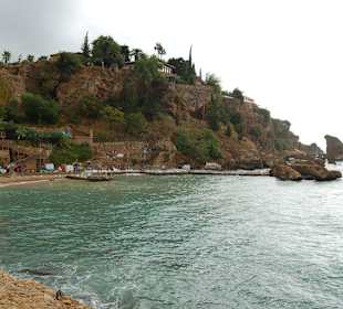 Ausflug nach Antalya, Strand der Altstadt