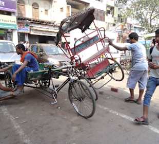 Auf dem Markt in Dehli