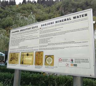 Beschreibung des Borjomi Wassers