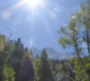 Eindruck von einem Spaziergang rund um den Eibsee