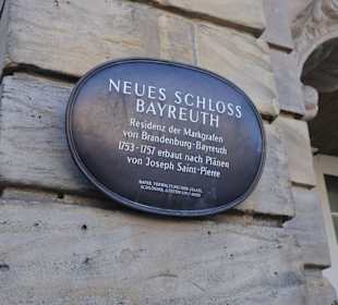 Infotafel am Neuen Schloss