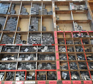 Die Druckwerkstatt im Museum der Arbeit