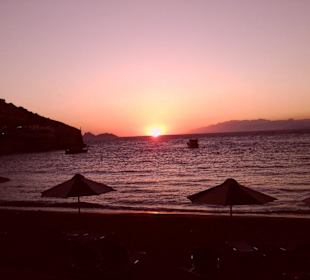 Sonnenuntergang am Strand