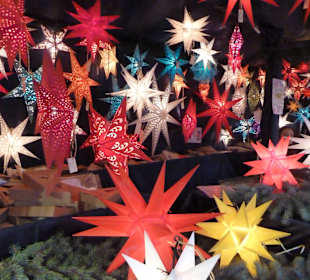 Stände auf dem Christkindlesmarkt