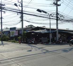 Ansicht von der Ecke aus