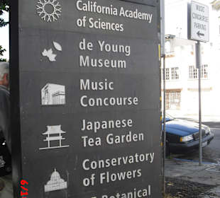 Eingang California Academy of Sciences