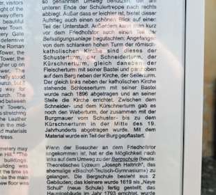 Infotafel an der Bergkirche