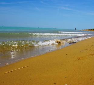 Strand in Bibione Juni 2012