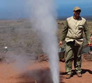 Wasserfontäne per "Knopfdruck"