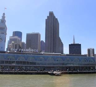 Skyline von Fisherman's Wharf aus gesehen