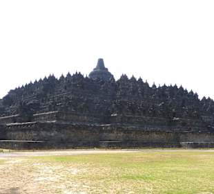 Rückansicht Borobudur