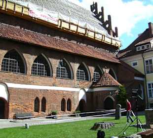Innenhof der Ordensburg Allenstein