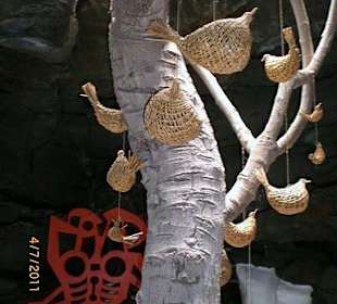 Geschmückter Feigenbaum