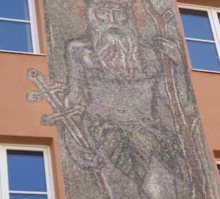 Wandbild Heiliger Onuphrius