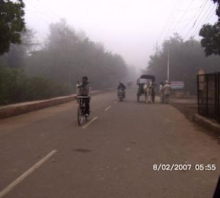Pferdewagen zum Taj Mahal