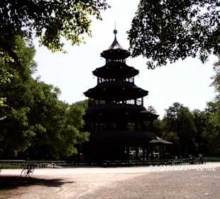 chinesischer Turm im engl. Garten München