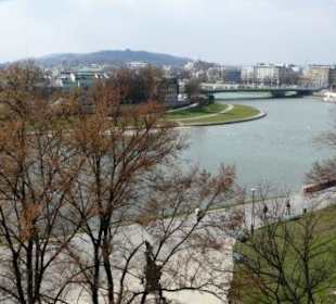 View on the Wisla seen from Wawel