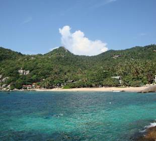 Vue sur la plage de tanote bay