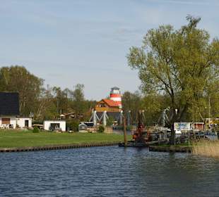 Ferienpark in Wendisch-Rietz vom Schiff aus