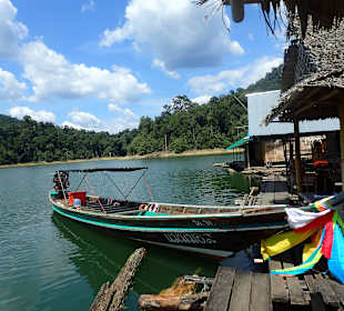 Unser Zimmer mit Boot 