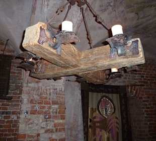 Leuchter mit Kerzenlicht