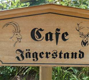 Pause beim Café Jägerstand im Trettachtal