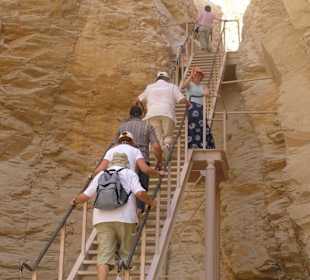 Treppe zum Grab Thutmosis III
