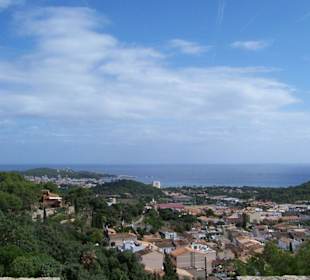 Ausblick vom Castell Richtung Cala Ratjada
