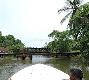 Madu Ganga, most przy ujściu rzeki