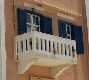 Veneziansicher Stil an den Häusern