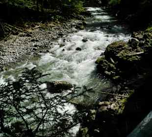 Am Ende der Klamm nur ein bach