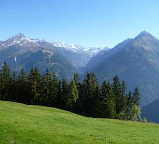 Ausblick beim Wandern